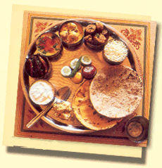 Thali, das typische Essen in Rajasthan !
