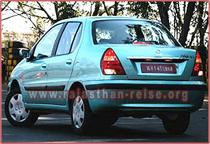 R�ckseite von dem Auto Indigo