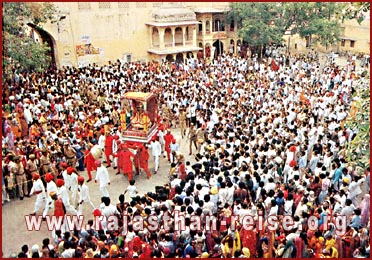 Gangaur procession, Jaipur, Rajasthan