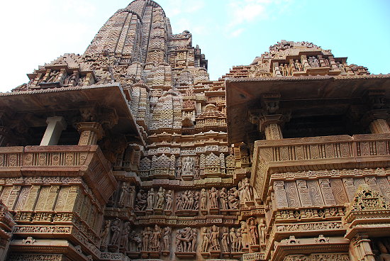 Lakshma-Tempel-in-Khajuraho-Indien